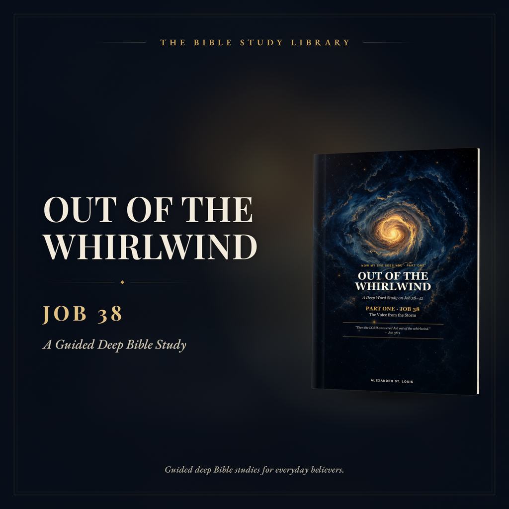 Out of the Whirlwind: Job 38 — Guided Deep Bible Study