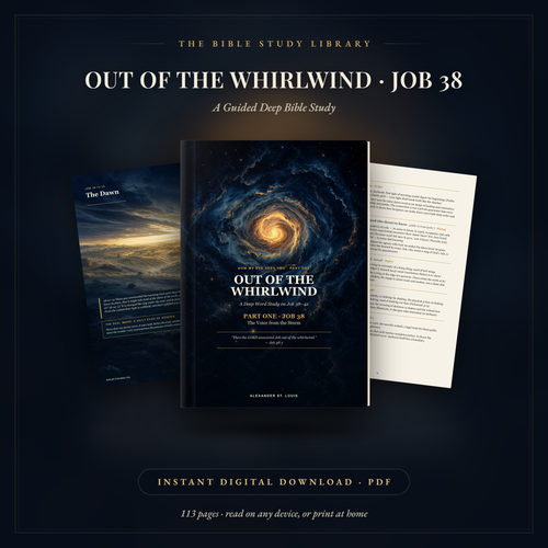 Out of the Whirlwind: Job 38 — Guided Deep Bible Study